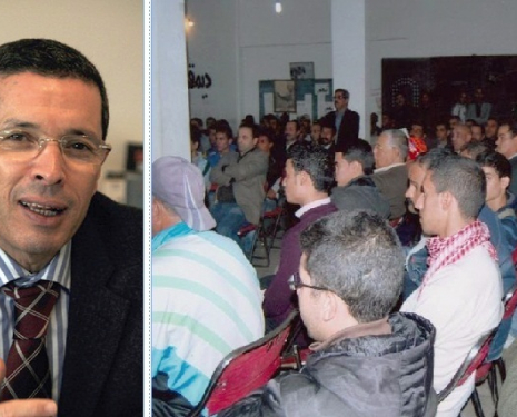 Mohamed Ameur se réunit avec les habitants de la Médina , HASSAN ATAICHE, Libération